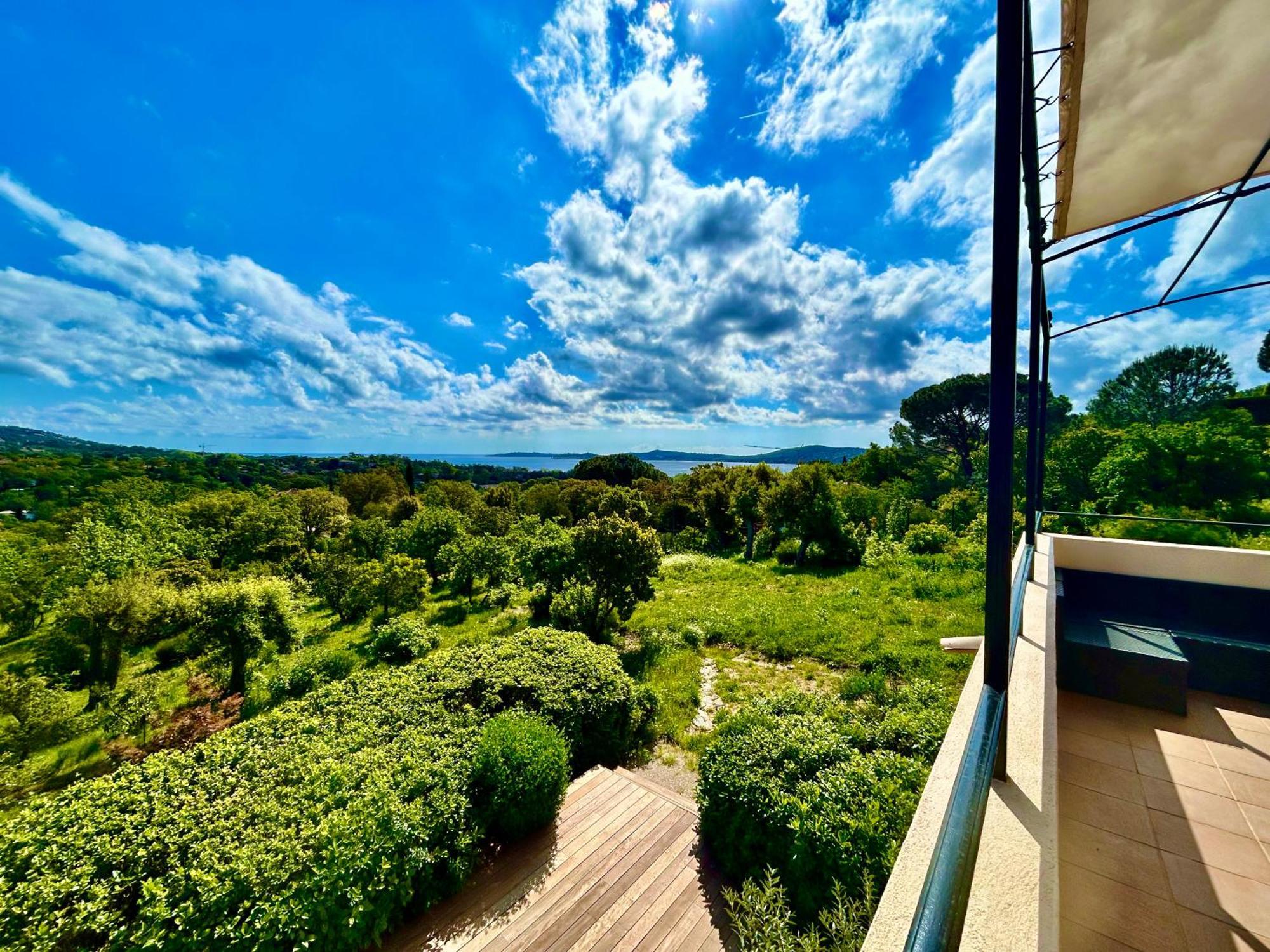 Appartement Les Restanques vue mer Pressoir 3131 à Grimaud Extérieur photo